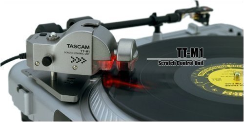 Cover image : TEAC CD-DJ1用スクラッチコントロールユニット TASCAM TT-M1 ターンテーブルに取付 TT-M1