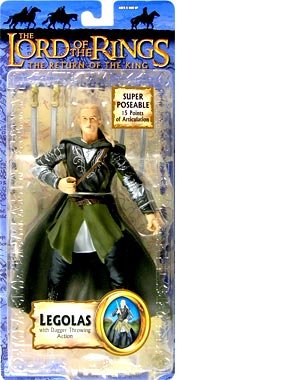 Lord of the Rings Trilogy Edition > Legolas with Dagger Throwing Action Action Figure