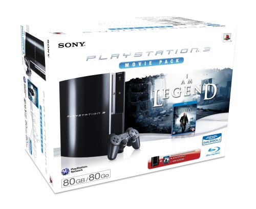 Childrens Toyshop  Video Games : Sony PLAYSTATION 3 80 GB Console with I Am Legend (Blu-ray)