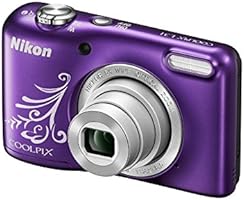 Nikon Coolpix L31 16.1MP Point And Shoot Digital Camera (Purple) with 5x Optical Zoom, 8GB Memory card and case