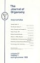 The Journal of Orgonomy Volume 27 Number 1 Spring/Summer 1993 (27)