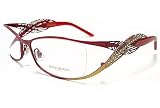 Boucheron BEO 106 Eyeglasses BEO106 Red/Matte Dark Gold 01 Frame