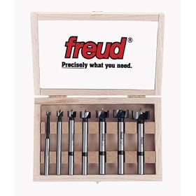 Freud PB-107 Precision Shear 7 Piece 1 4-Inch to 1-Inch Serrated Edge Forstner Bit Assortment by Freud