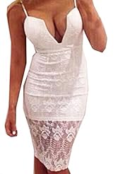 Sleeveless Lace Spring Summer Winter Polyester/Spandex Midi Dress 