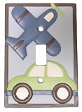 Kids Line Switchplate Cover, Mosaic Transport