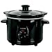 Lloytron E821BK 1.5 Ltr Mini Compact Electric Slow Cooker - Ceramic Black