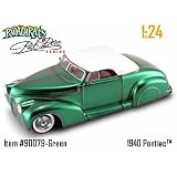 Rick Dore Customs 1940 Pontiac Diecast Model Car Road Rats 1:24 Scale - Metallic Green