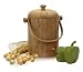 BAMBOO ecological COMPOST kitchen pail ORGANIC mulch NU