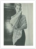 #2447 HAIRPIN LACE STOLE VINTAGE HAIRPIN LACE PATTERN