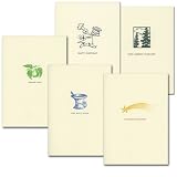Multi Occasion Greeting Card Assortment, box of 10 cards and envelopes, two each of five different designs