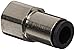 Legris 3014 56 11 Nickel-Plated Brass Push-to-Connect Fitting, Inline Connector, 1/4
