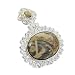 New Jasper Silver-look Gemstone Pendant Rare Jewelry 2