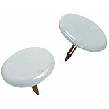 Hillman #122674 40PK White Thumb Tack