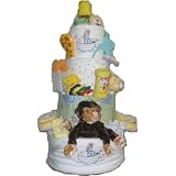 4 Tier Noah's Ark Baby Diaper Cake by Baby Cakes