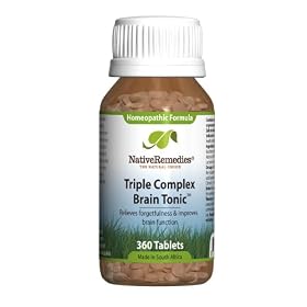 Click here to buy Native Remedies Triple Complex Brain Tonic Tablets, 360-Count Bottle by Native Remedies.
