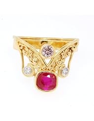 Ruby & Pink Diamond Ring