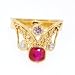 Ruby & Pink Diamond Ring