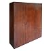 Three Door Wardrobe in Walnut