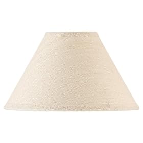 Sea Gull Lighting 9079-900 Fabric Shade, Creme Linen