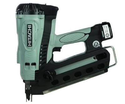 Hitachi NR90GR2 3.5-Inch Gas Powered Plastic Strip Collated Cordless Framing Nailer Gun