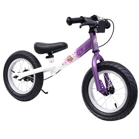 bike*star 30.5cm (12 pouces) V�lo Draisienne pour enfants Sport - Lilas & Blanc