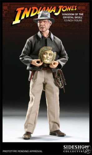 Sideshow Collectibles 12 Inch Action Figure Indiana Jones Kingdom of the Crystal Skull