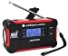 Ambient Weather WR-111 Emergency Solar Hand Crank AM/FM/NOAA Digital Radio, Flashlight, Cell Phone Charger with NOAA Certified Weather Alert & Cables