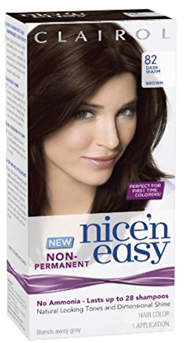 Nice 'n Easy Non-Permanent Hair Color [82] Dark Warm Brown 1 ea