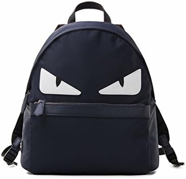 BAC Cute nylon Leather Colors Roll Monster pack-Bag (BLUE)