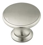 Amerock BP1466-2-G10 Traditional Oversized Knob 1-3/4-Inch Diameter, Satin Nickel