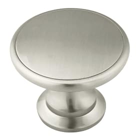 Amerock BP1466-2-G10 Traditional Oversized Knob 1-3 4-Inch Diameter, Satin Nickel by Amerock