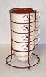 Cowboy Kitchen 5 piece Mug and Rack Set