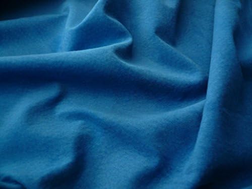 Ortu Leather - Italian PIG Suede Leather Skin Hide Blue - 16 Sq.Ft
