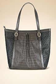 Per Una Crocodile Skin Print Shopper Bag