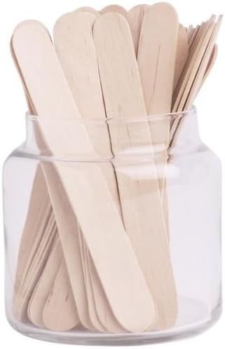 Craft Sticks Wood Craft Jumbo Wood Popsicle Sticks Craft School Home Arts and Crafts 6 X 3/4" 50pcs