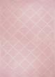 4'11 x 6'10 Rectangular Home Dynamix KI024-208 Pink Color Hand Tufted Chinese Kidz Image Collection Rug