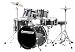 Ludwig Junior 5 Piece Drum Set with Cymbals (Black)