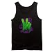Artsmith, Inc. Men's Tank Top (Dark) Peace Symbol Sign Neon Hand