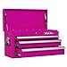 The Original Pink Box PB2603C 26-Inch 3-Drawer 18G Steel Top Chest, Pink