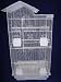 Kitchen & Housewares : Brand New Bird Birds Cage Cages 18x14x36 6894WHT