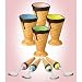 ICE CREAM BOWLS/SPOONS - CERAMIC ICE CREAM BOWLS AND SPOONS, LA DOLCE VITA COLLECTION ( 8 PIECES) - ice cream server