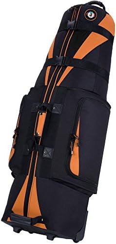 Golf Travel Bags Caravan 3.0 Travel Bag Black/Tangerine