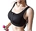 Bronze Times (TM) Zip Front Closure High Impact Exercise Sports Wirefree Bra