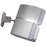 OmniMount 5.0 Stainless-Steel Speaker Mount for Walls or Ceilings (White)