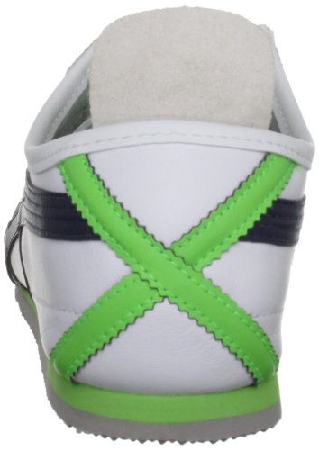 Onitsuka Tiger Unisex-Adult Mexico 66 White/Dark Navy Trainer HL7C2 0151 7 UK