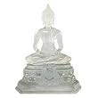 Tranquil Buddha Statue on a Temple Seat