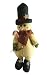 10.5" Country Heritage Plush Snowman in Top Hat Christmas Ornament