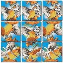 B Dazzle Australian Wildlife Scramble Squares 9 Piece Puzzle
