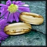 14K Men's 6MM Satin & Polished Wedding Band