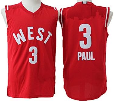 Mens Los Angeles Clippers Chris Paul #3 2016 All Star Jersey Red M